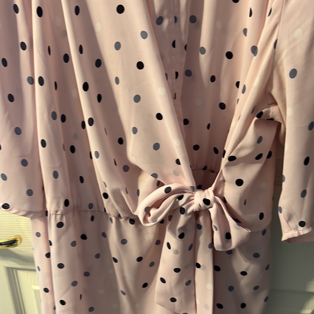 Faux wrap blouse. - Picture 3 of 3